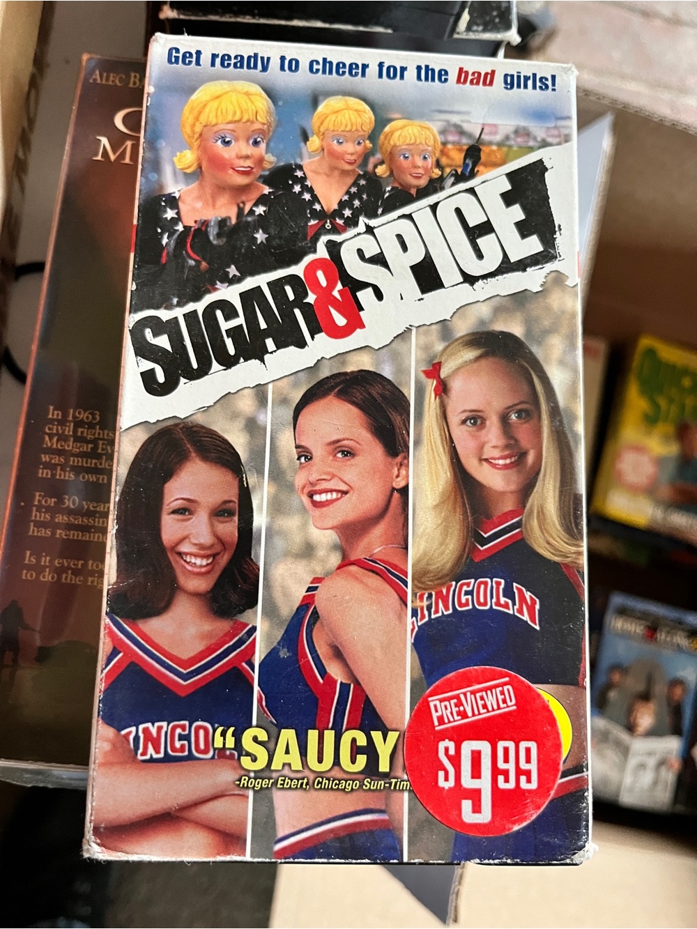 Sugar & Spice VHS Tape - Cheerleader Drama